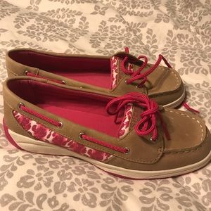 Pink Cheetah Print Sperry’s